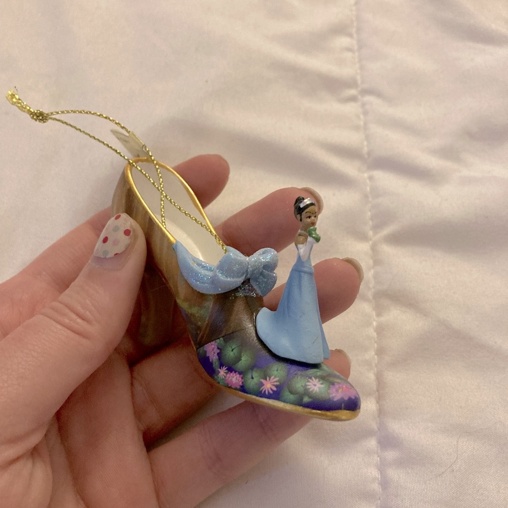 Disney’s the Princess and the frog shoe ornament